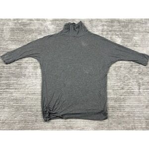 Caralase Top Womens Extra Large Gray Dolman 3/4 Sleeve Rayon Blend